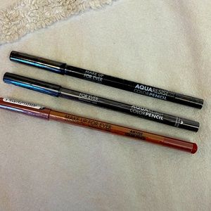 Make Up For Ever Eye Liners and Lip Liner